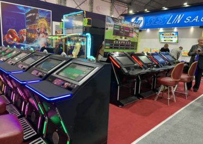 Máquinas tragamonedas de Seslin SAC en Perú Gaming Show 2019